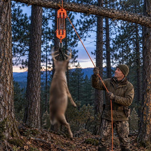 Solotalje - Flaschenzug für die Wildbergung