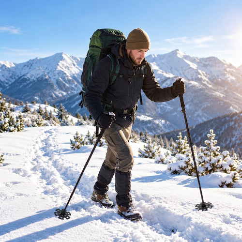 Steigstab - Faltbare Carbon-Trekkingstöcke fürs Camping