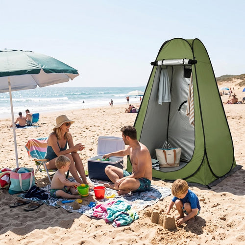 Faltkabine - Pop-up Dusch- und Umkleidezelt fürs Camping