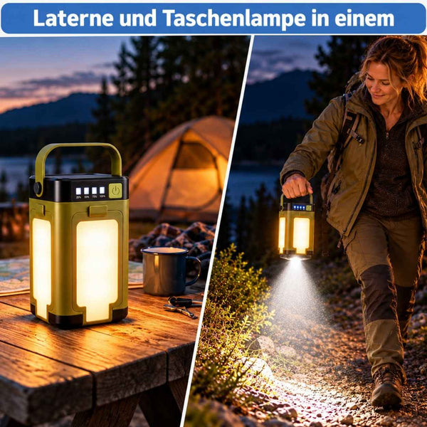 Ein Gerät für Laterne und Taschenlampe