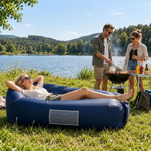 Luftoase - Aufblasbares Outdoor-Sofa fürs Camping