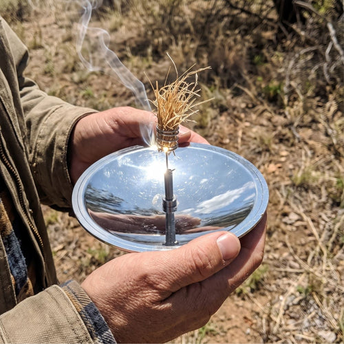 Sonnenfunke - Solar-Feuerstarter fürs Camping