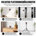 Platzierungsmöglichkeiten: Wand, Stahlschrank, Regal oder Fotostativ