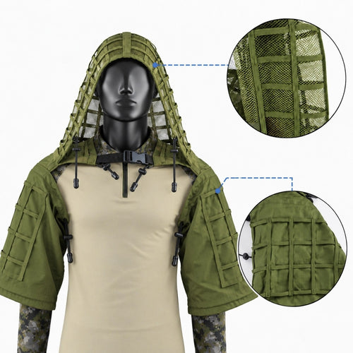 Buschgeist - Ghillie-Tarnhaube fürs Revier
