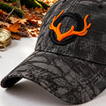 Tarnkappe - Jagdcap mit Geweih-Emblem
