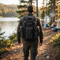 Feldkammer - Rolltop-Rucksack mit Außentaschen fürs Camping