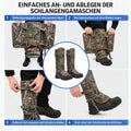 Beinpanzer - Schlangenschutz-Gamaschen für Jäger