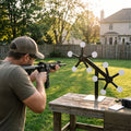 Drehstern - Doppelkopf-Reaktionsziel für Luftgewehr, Luftpistole & Airsoft