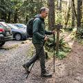 Steigstab - Faltbare Carbon-Trekkingstöcke fürs Camping
