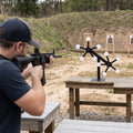 Drehstern - Doppelkopf-Reaktionsziel für Luftgewehr, Luftpistole & Airsoft