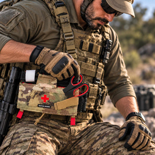 Rettungsgriff - MOLLE-Verbandtasche mit Tourniquet-Fach