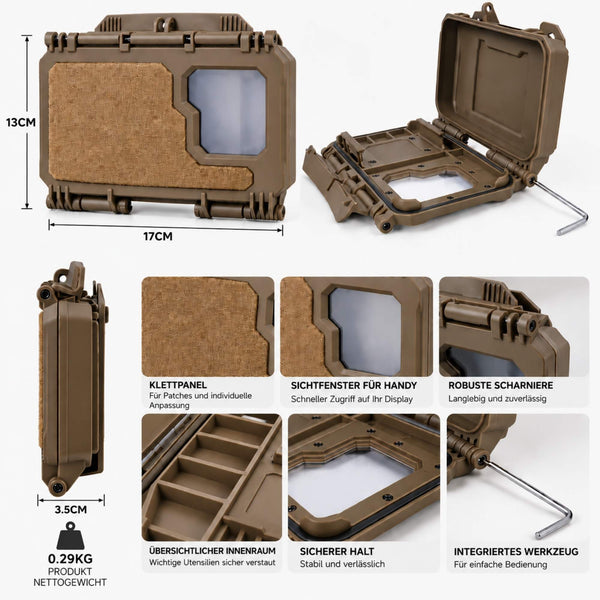 Riegelbox - MOLLE-Handybox für Sportschützen