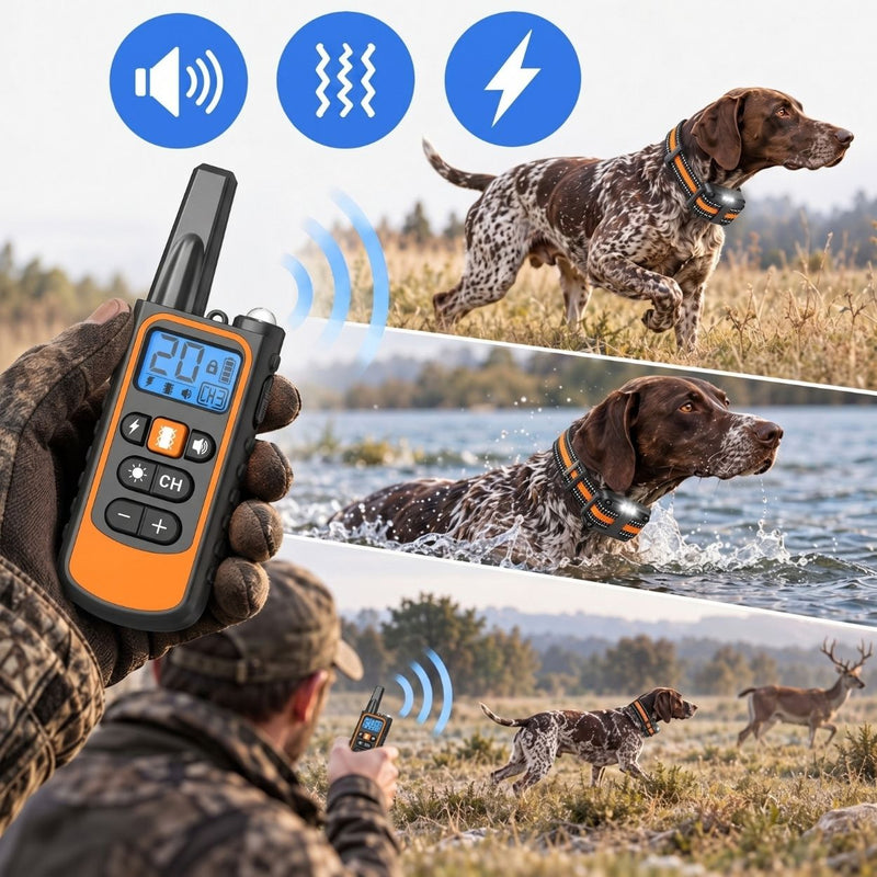 Fernlenker - Ferntrainer-Halsband für Hunde
