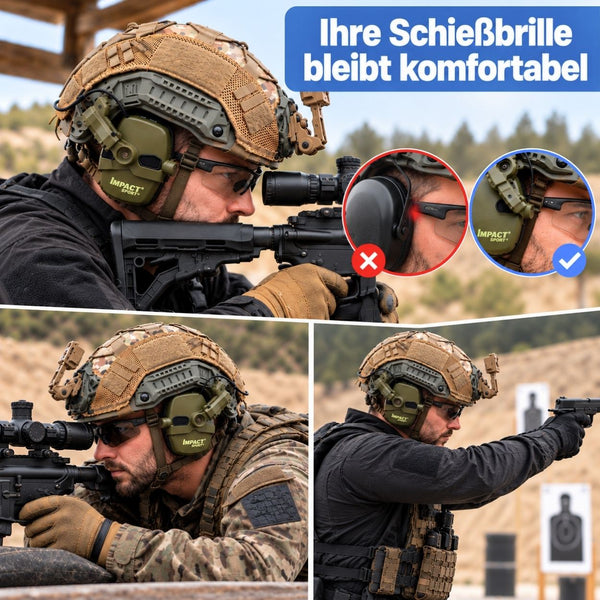 Deine Schießbrille bleibt bequem