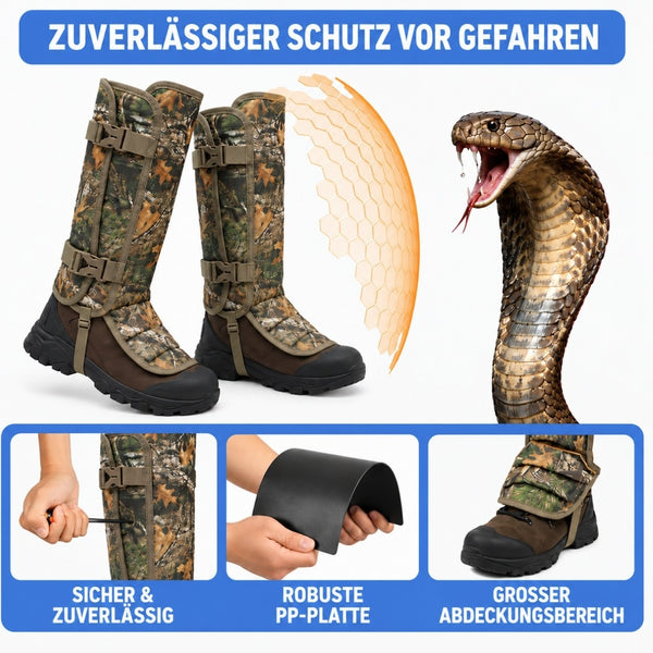 Beinpanzer - Schlangenschutz-Gamaschen für Jäger
