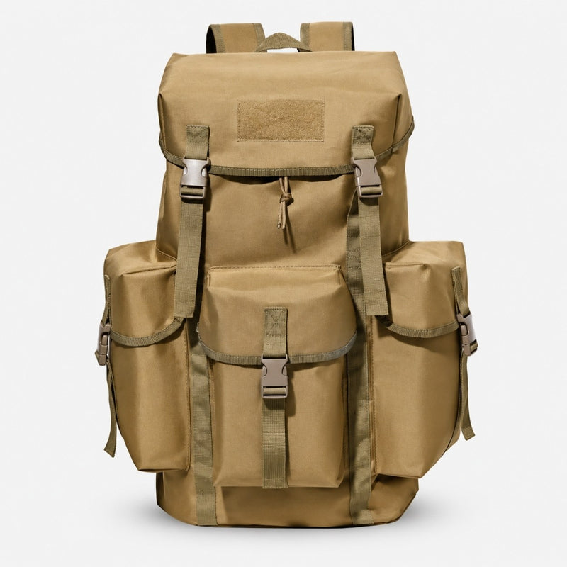 Feldkammer - Rolltop-Rucksack mit Außentaschen fürs Camping