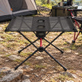Faltfest - Klappbarer Campingtisch mit Getränkehaltern