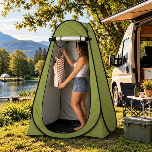 Faltkabine - Pop-up Dusch- und Umkleidezelt fürs Camping