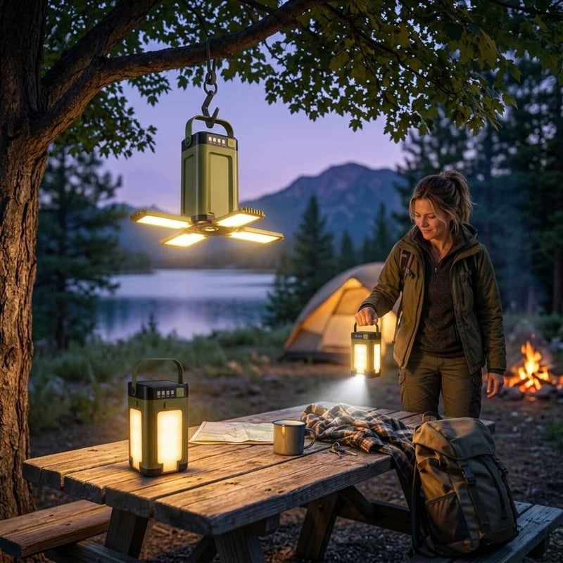 Lichtanker - Solar-Campinglaterne