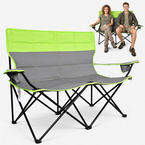 Doppelrast - Klappbarer Doppel-Campingstuhl