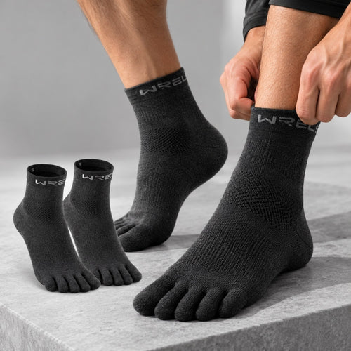 Zehenfrei - Merino-Zehensocken fürs Camping