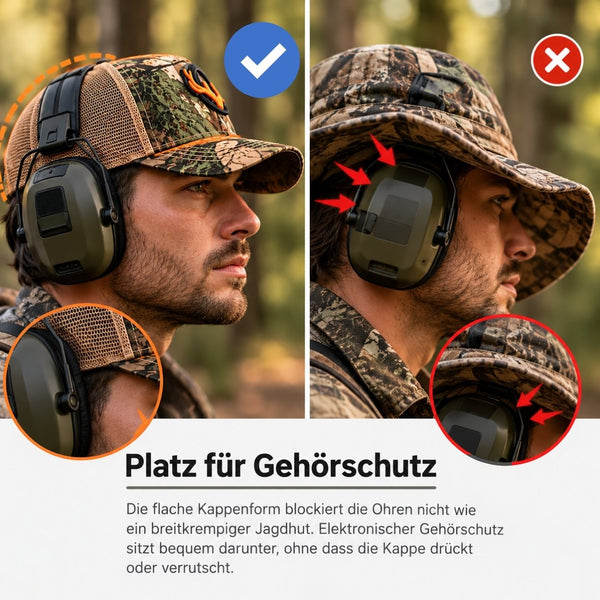 Platz für den Gehörschutz
