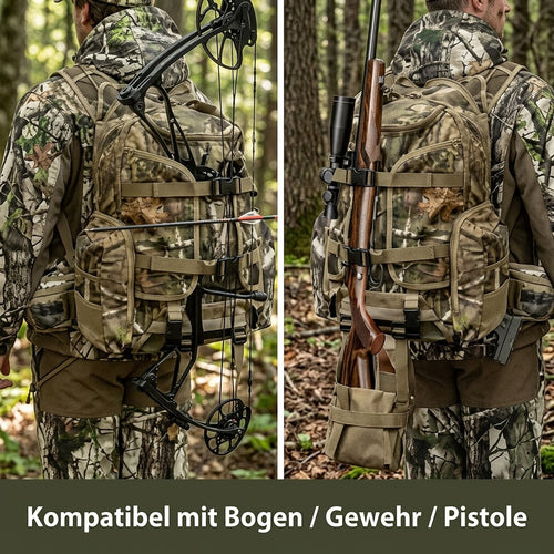 Pirschwerk - Jagdrucksack mit Gewehrhalterung