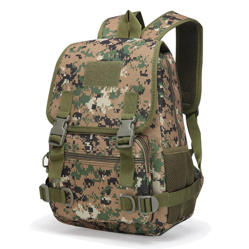 Deinster 20L Rucksack in Dschungel-Digitalcamouflage, Ansicht schräg von vorne links