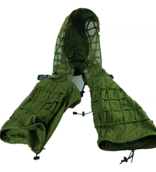 Buschgeist Ghillie-Tarnhaube Grün