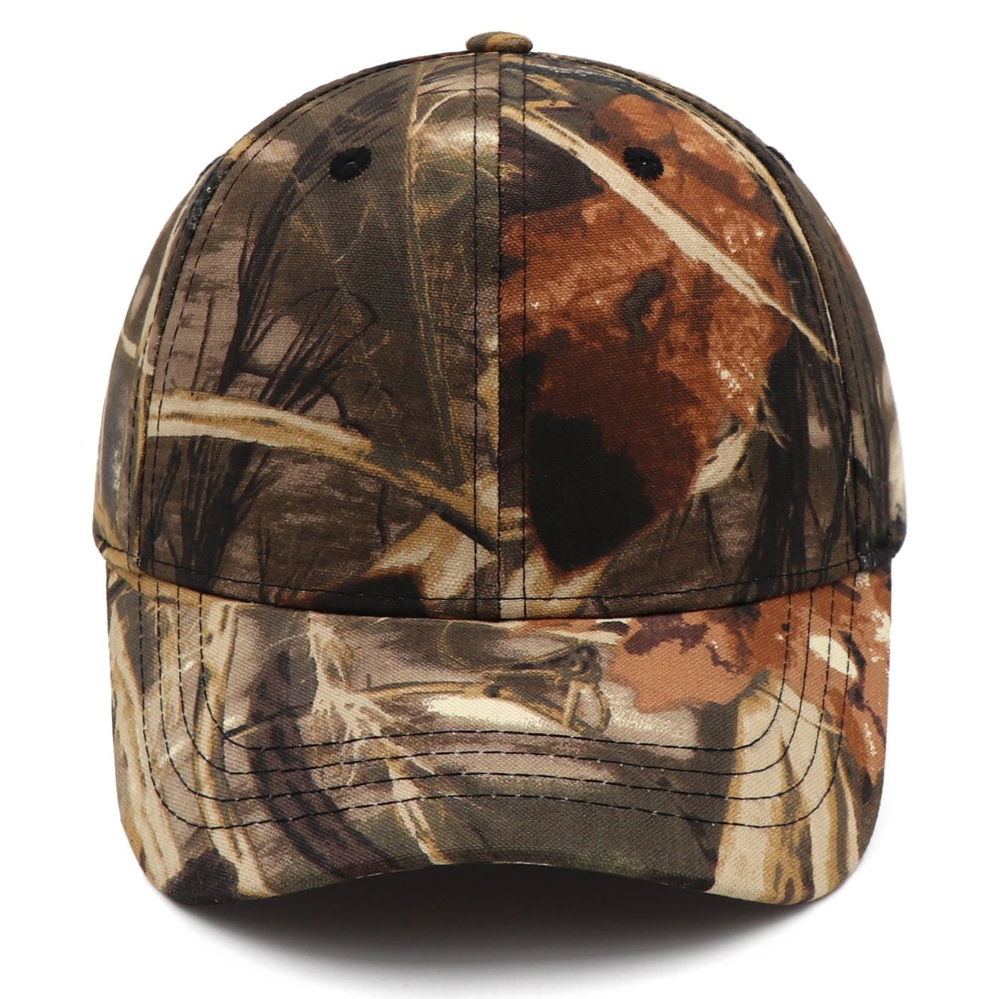 Camo Jagd-Cap in Tarnmuster Eichenlaub Braun
