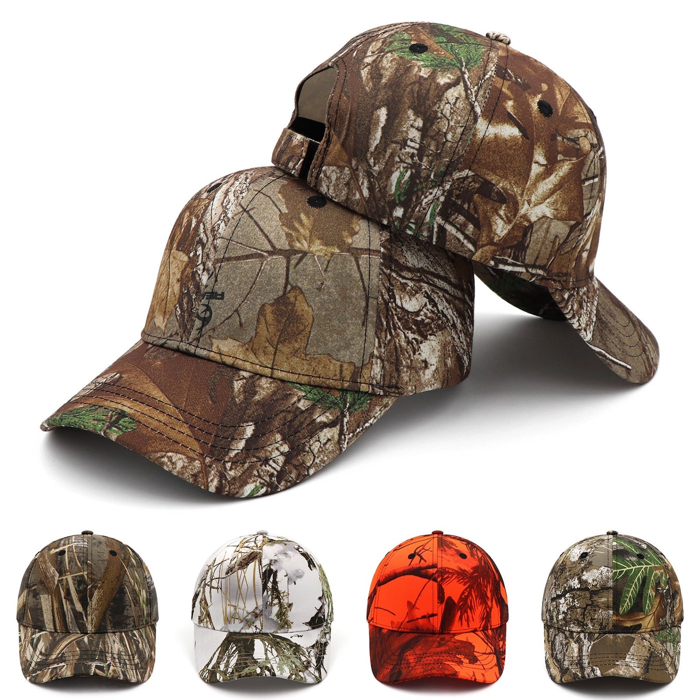 Pirschtarn Camo Jagd-Cap in verschiedenen Tarnmustern