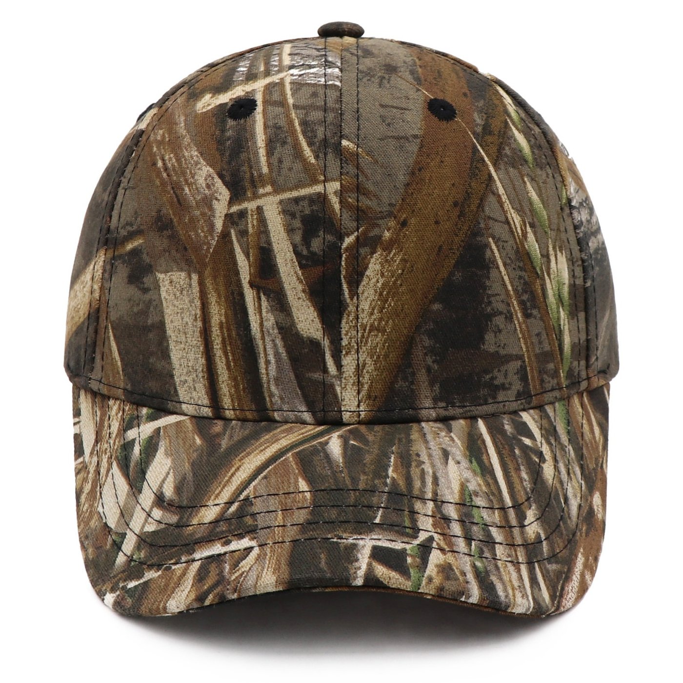 Camo Jagd-Cap in Tarnmuster Schilf Braun