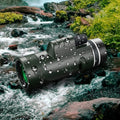 Fernsicht Monokular-Teleskop in Grün am Wasser, wetterfest