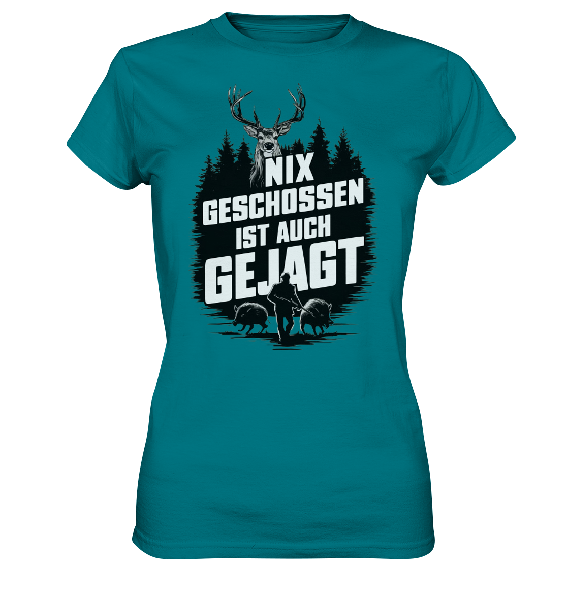 NIX GESCHOSSEN - Damen-Premium-Shirt