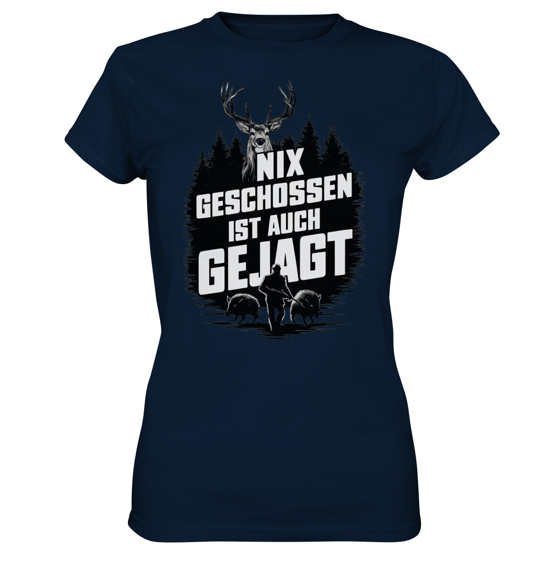 NIX GESCHOSSEN - Damen-Premium-Shirt