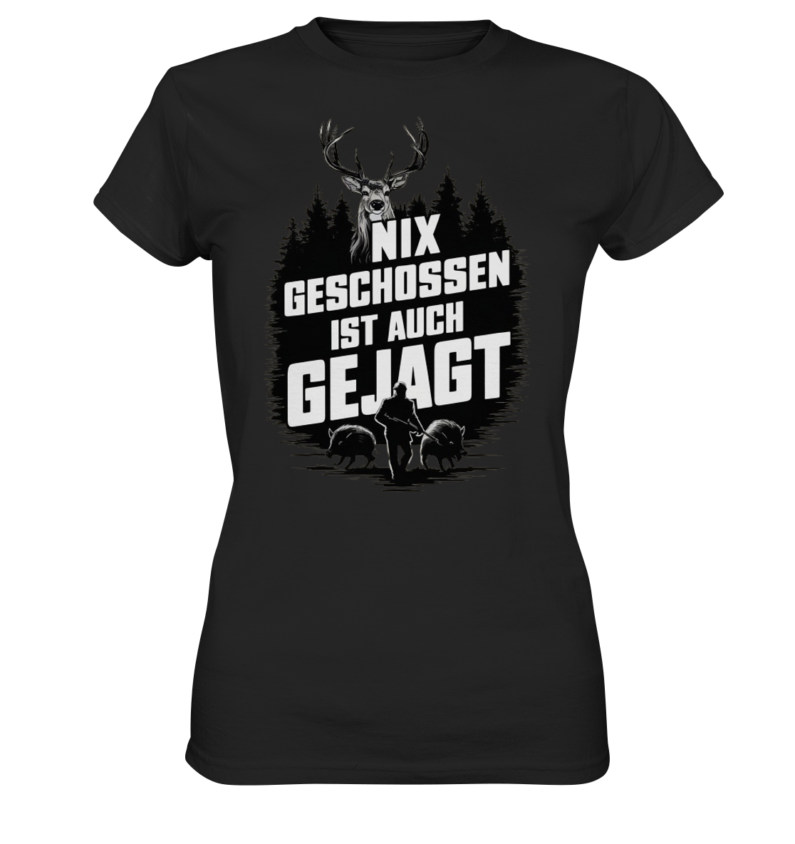 NIX GESCHOSSEN - Damen-Premium-Shirt
