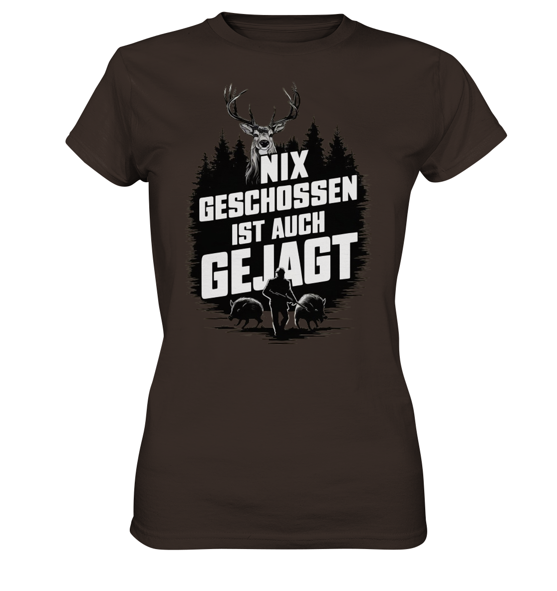 NIX GESCHOSSEN - Damen-Premium-Shirt