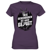 NIX GESCHOSSEN - Damen-Premium-Shirt