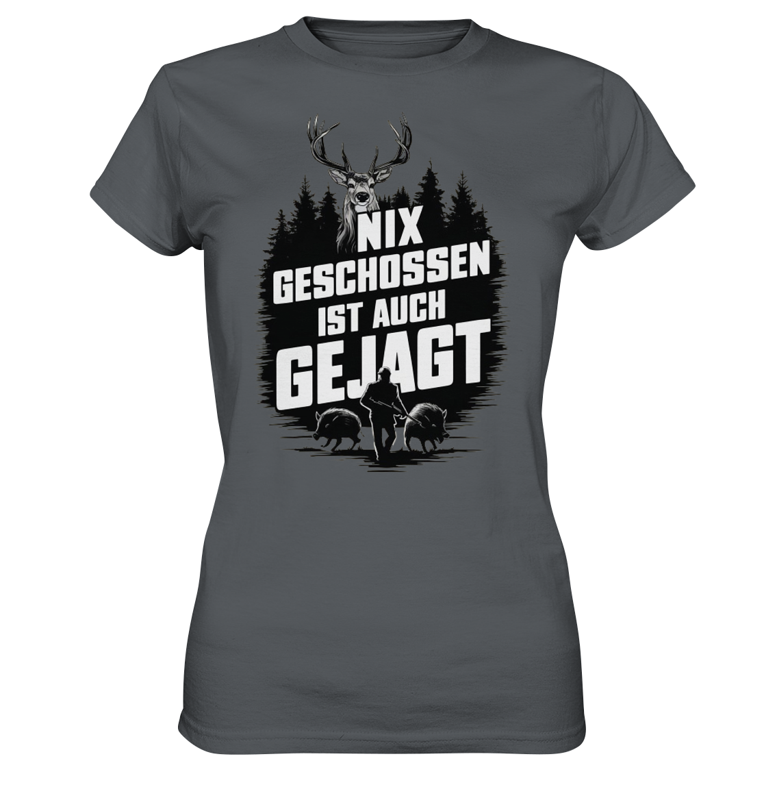 NIX GESCHOSSEN - Damen-Premium-Shirt
