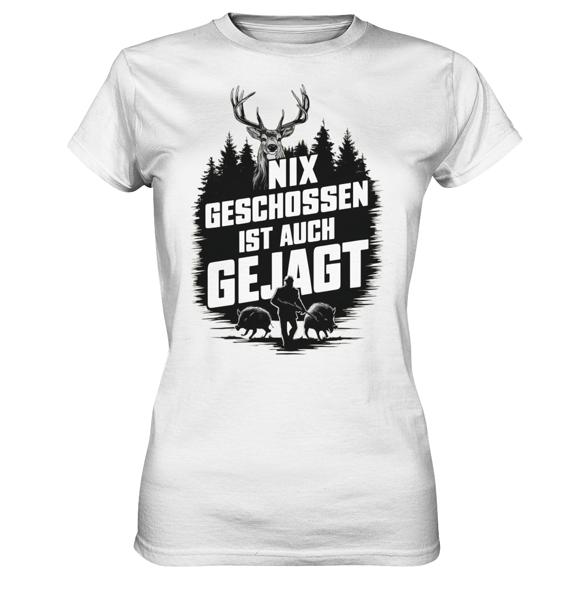 NIX GESCHOSSEN - Damen-Premium-Shirt