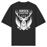 Hirsch schlägt Hund - Organic Oversize Shirt
