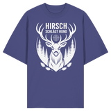 Hirsch schlägt Hund - Organic Oversize Shirt