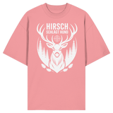Hirsch schlägt Hund - Organic Oversize Shirt
