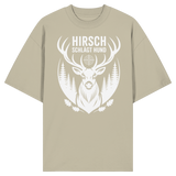 Hirsch schlägt Hund - Organic Oversize Shirt