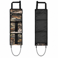 Fahrtwache Rücksitz-Gewehrhalter, links Camouflage von vorne, rechts schwarze Rückseite ohne Muster