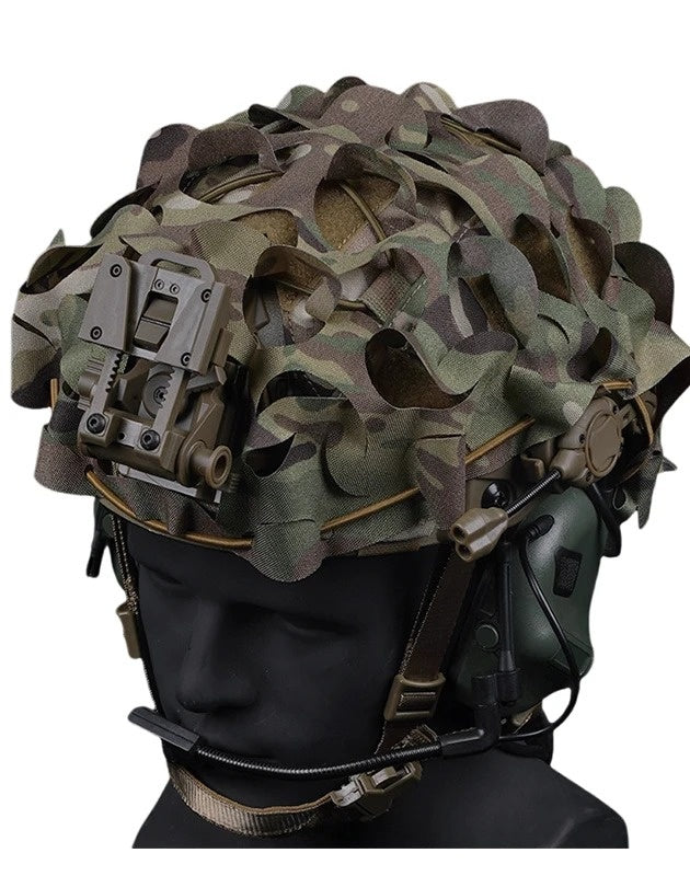Kronwerk 3D-Tarnbezug auf taktischem Helm, Multicam
