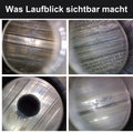 Laufblick zeigt das Laufinnere: Züge, Tombak, Rost und Narben