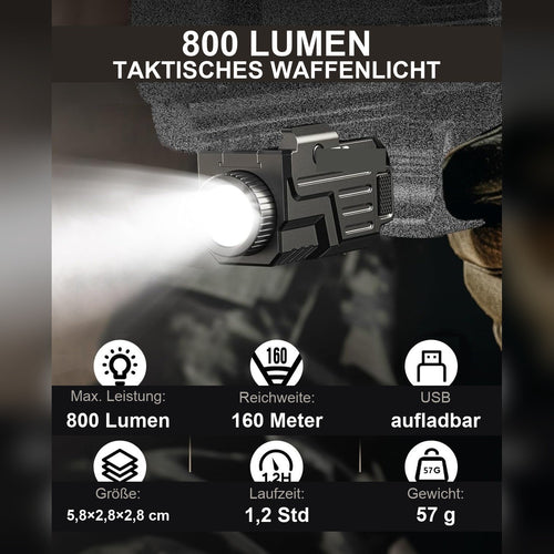 LP-V2:: Lichtwacht Waffenlicht technische Daten Karte