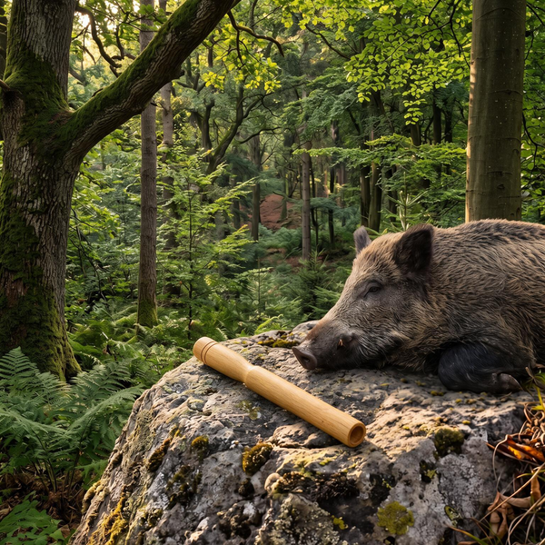 Keilerruf - Schwarzwildlocker aus Holz