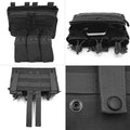 Nachschub Magazintasche Rueckseite MOLLE-Panel und Snap-Verschluesse